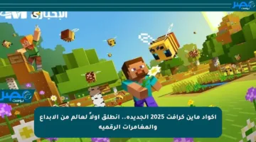 اكواد ماين كرافت 2025 الجديدة.. انطلق أولاً لعالم من الإبداع والمغامرات الرقمية